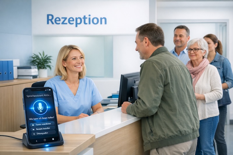 Entlastung einer Arztpraxis durch KI-Voice-Bot: Automatisierte Patientenhotline im Einsatz